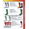 2 in 1 Knit In Jacquard Embroidered Stirrup Socks